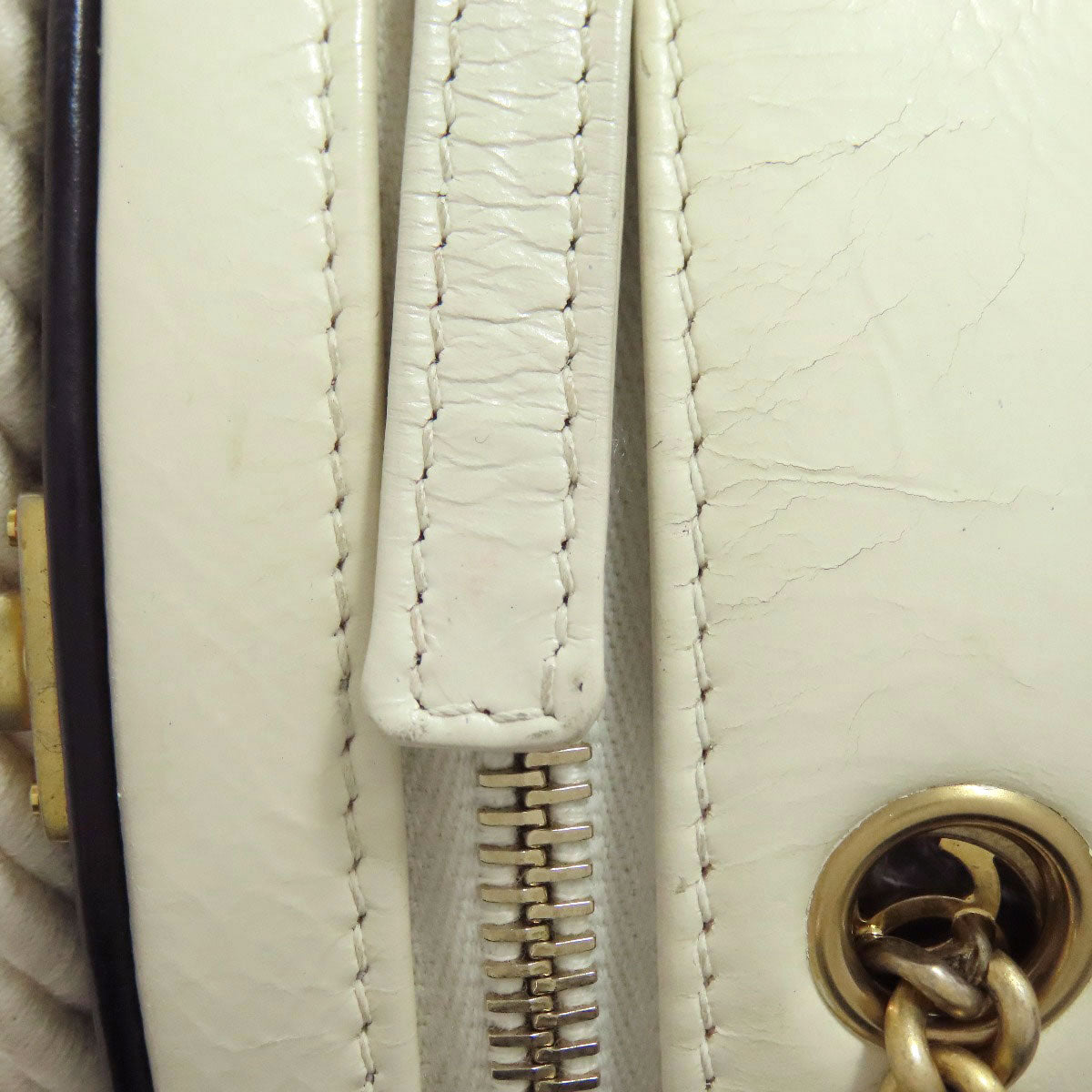 CHANEL シャネル ココマーク ゴールド金具 2WAY ハンドバッグ カーフ レディース 中古