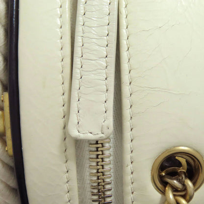 CHANEL シャネル ココマーク ゴールド金具 2WAY ハンドバッグ カーフ レディース 中古