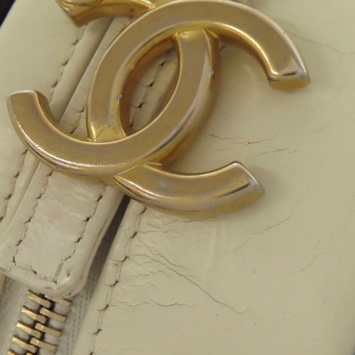CHANEL シャネル ココマーク ゴールド金具 2WAY ハンドバッグ カーフ レディース 中古