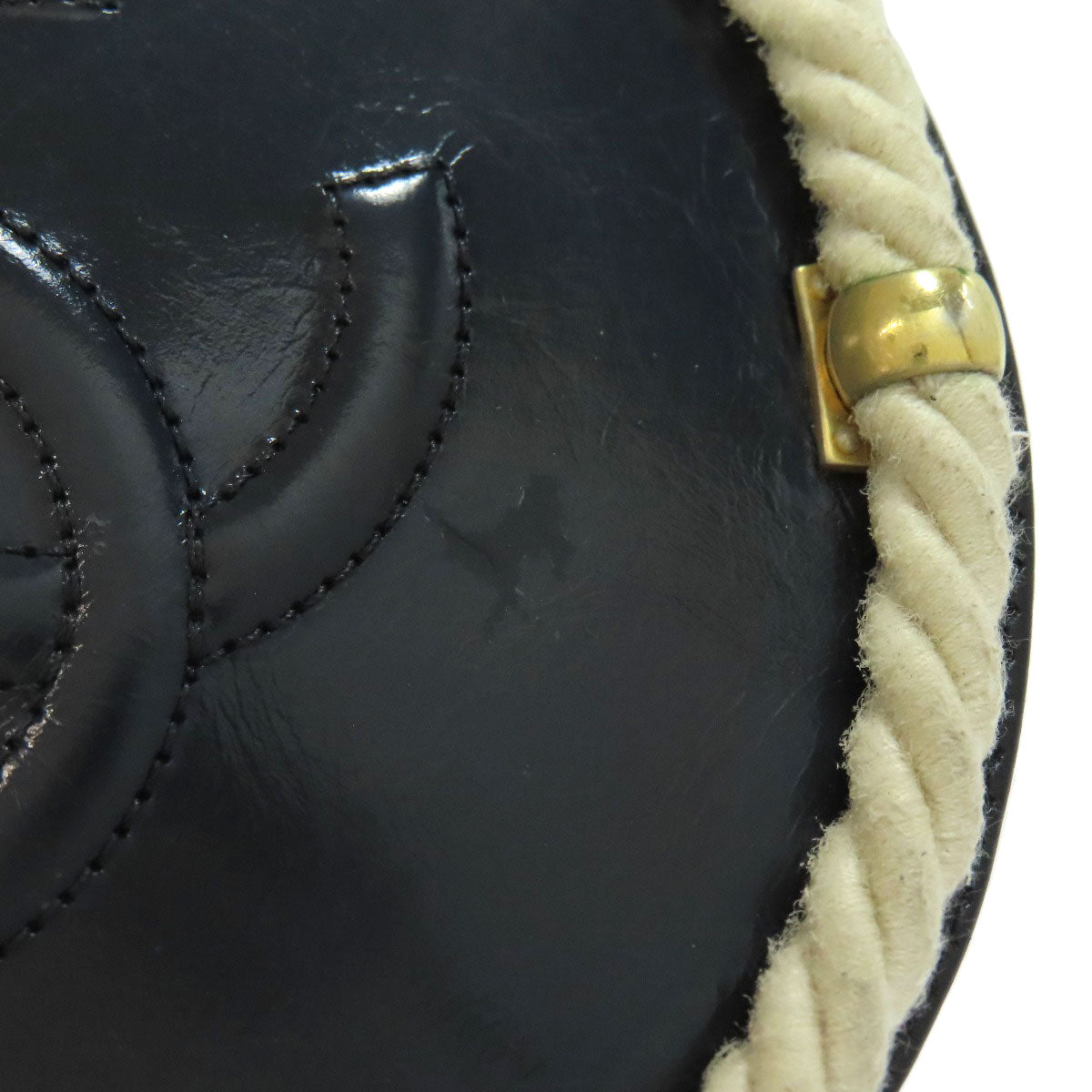 CHANEL シャネル ココマーク ゴールド金具 2WAY ハンドバッグ カーフ レディース 中古