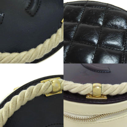 CHANEL シャネル ココマーク ゴールド金具 2WAY ハンドバッグ カーフ レディース 中古