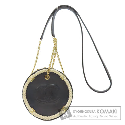 CHANEL シャネル ココマーク ゴールド金具 2WAY ハンドバッグ カーフ レディース 中古