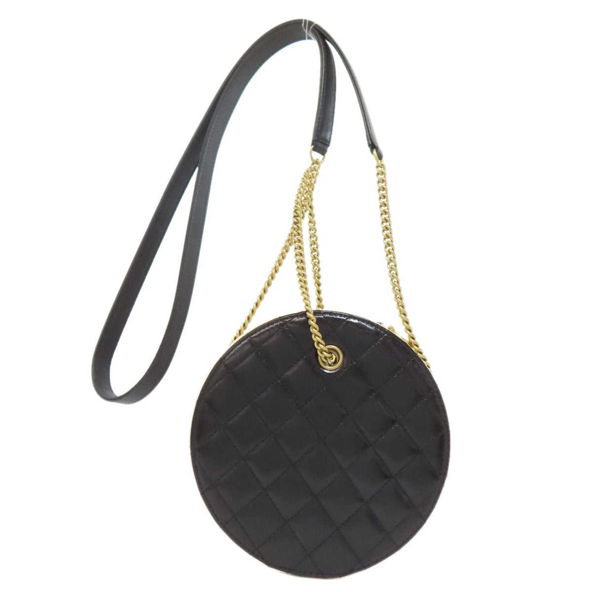 CHANEL シャネル ココマーク ゴールド金具 2WAY ハンドバッグ カーフ レディース 中古