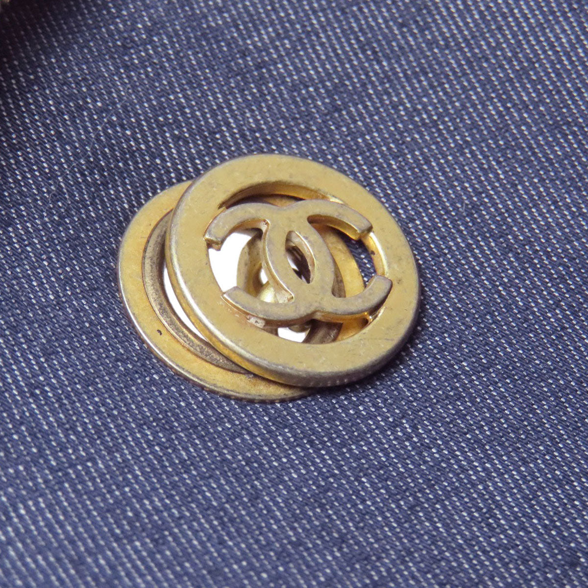 CHANEL シャネル ココマーク ゴールド金具 2WAY ハンドバッグ カーフ レディース 中古