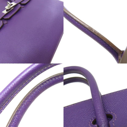 HERMES エルメス バーキン25 シルバー金具 ハンドバッグ エプソン レディース 中古