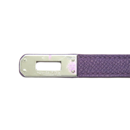 HERMES エルメス バーキン25 シルバー金具 ハンドバッグ エプソン レディース 中古