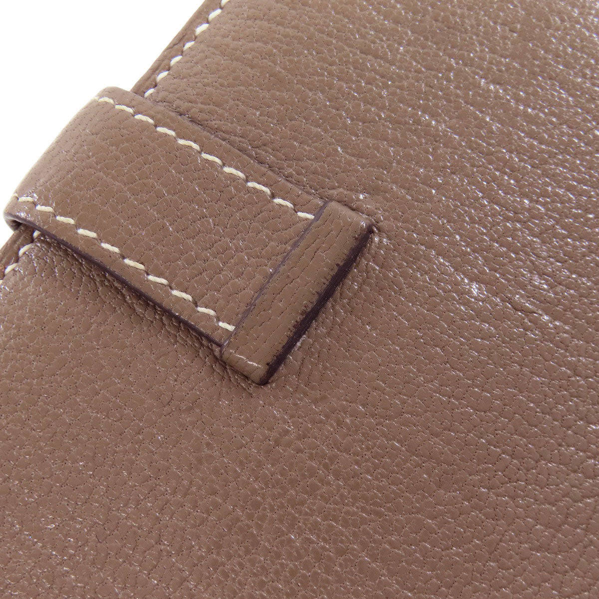 HERMES エルメス ベアンミニ エトープ シルバー金具 コインケース シェーブル レディース 中古