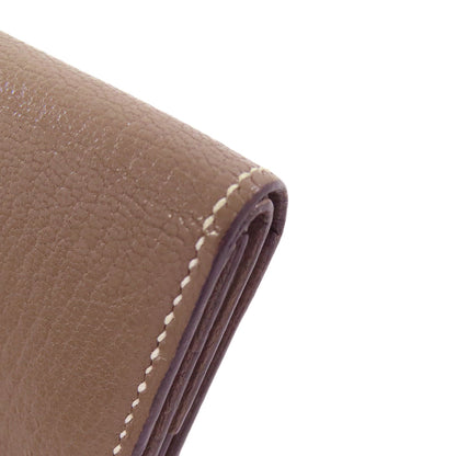 HERMES エルメス ベアンミニ エトープ シルバー金具 コインケース シェーブル レディース 中古