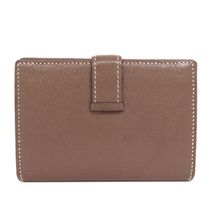 HERMES エルメス ベアンミニ エトープ シルバー金具 コインケース シェーブル レディース 中古