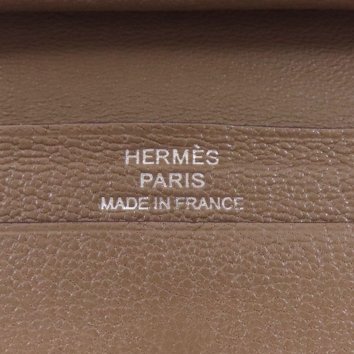 HERMES エルメス ベアンミニ エトープ シルバー金具 コインケース シェーブル レディース 中古