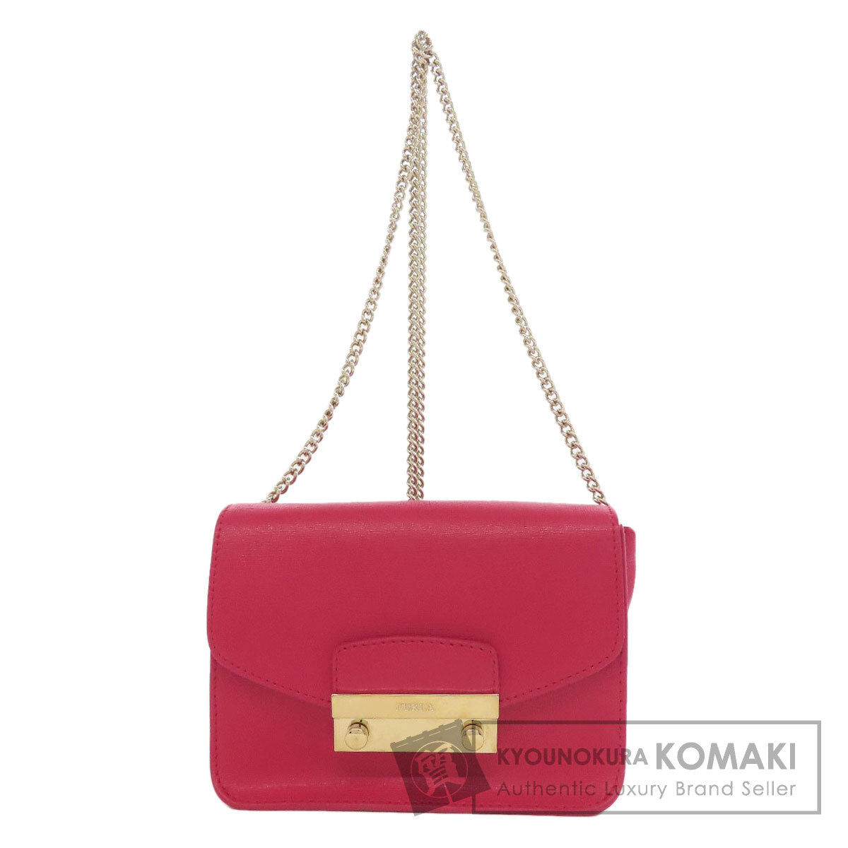 Furla フルラ ジュリア チェーンショルダー ショルダーバッグ PVC レディース 中古