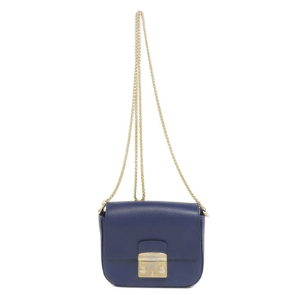 Furla フルラ チェーンショルダー ショルダーバッグ レザー レディース 中古