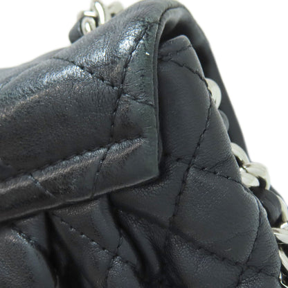 CHANEL シャネル チェーンショルダー マトラッセ シルバー金具 ショルダーバッグ カーフ レディース 中古