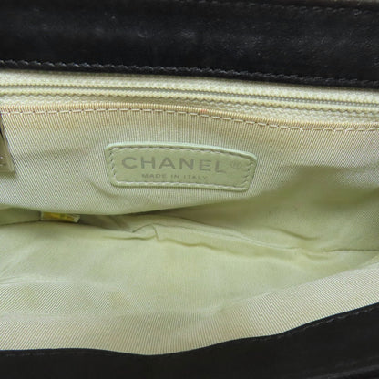 CHANEL シャネル チェーンショルダー マトラッセ シルバー金具 ショルダーバッグ カーフ レディース 中古