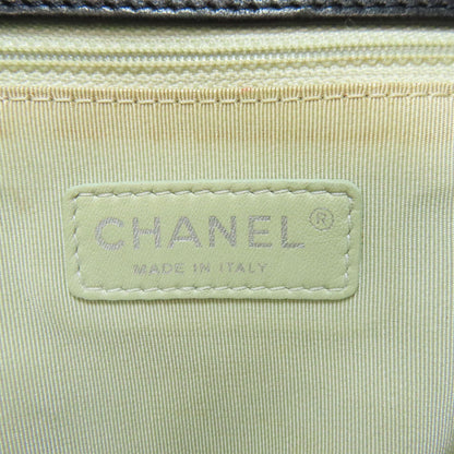 CHANEL シャネル チェーンショルダー マトラッセ シルバー金具 ショルダーバッグ カーフ レディース 中古