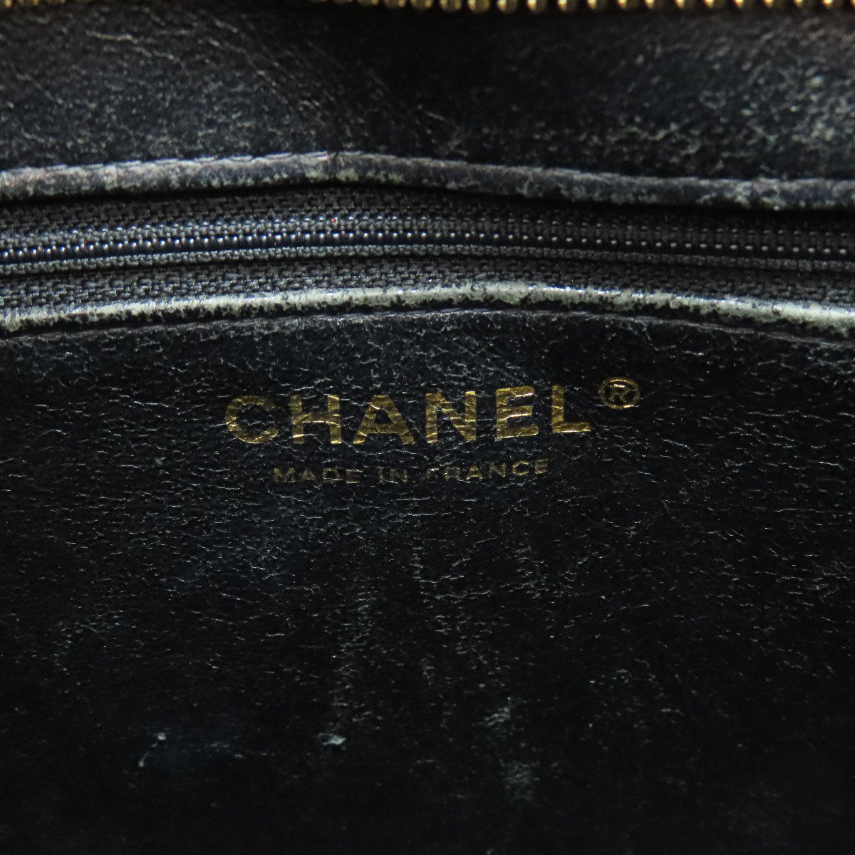 CHANEL シャネル 復刻トート ゴールド金具 トートバッグ グレインド カーフスキン レディース 中古