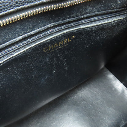 CHANEL シャネル 復刻トート ゴールド金具 トートバッグ グレインド カーフスキン レディース 中古