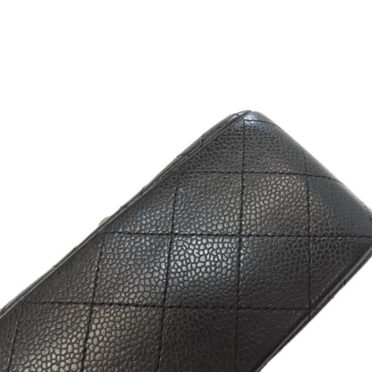 CHANEL シャネル チェーンショルダー マトラッセ シルバー金具 ショルダーバッグ グレインド カーフスキン レディース 中古