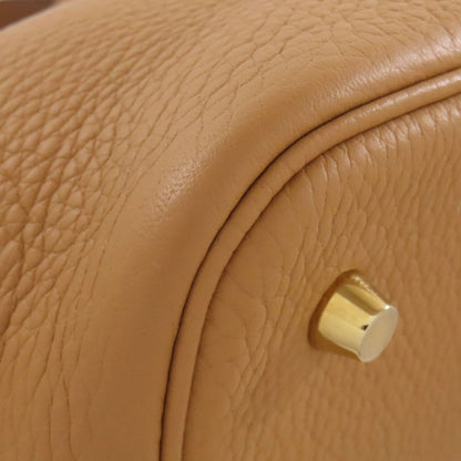 HERMES エルメス ピコタンロックMM ゴールド金具 ハンドバッグ トリヨンクレマンス レディース 中古