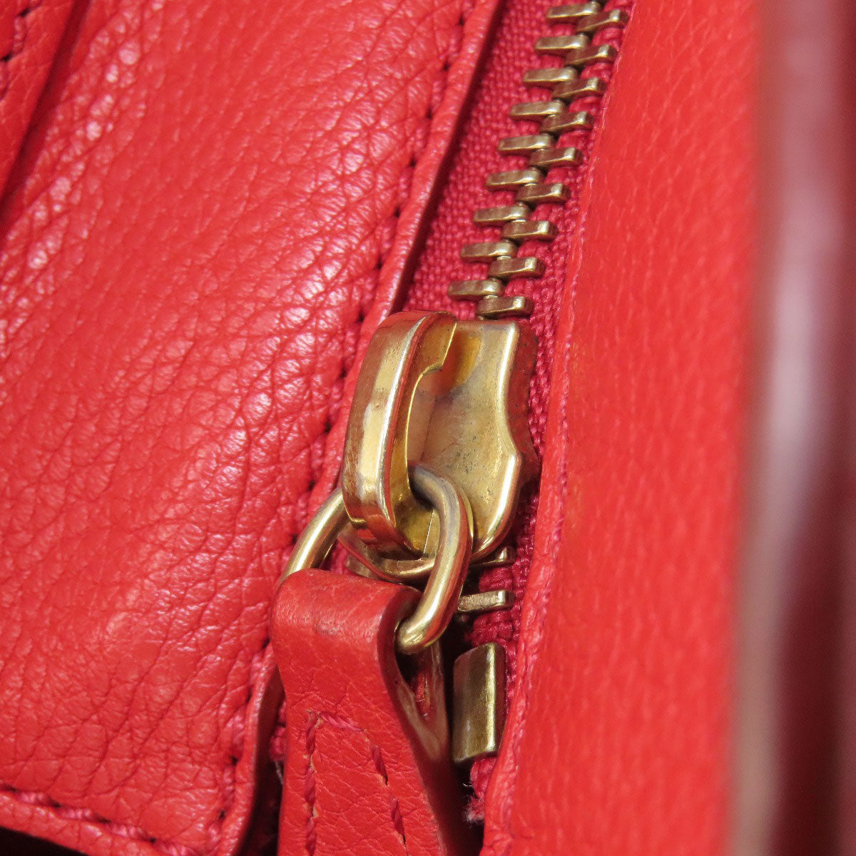 CELINE セリーヌ ラゲージマイクロ ハンドバッグ レザー レディース 中古