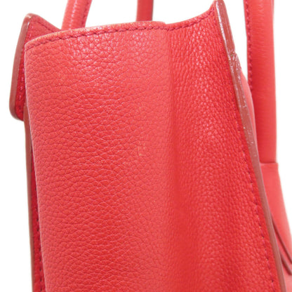CELINE セリーヌ ラゲージマイクロ ハンドバッグ レザー レディース 中古