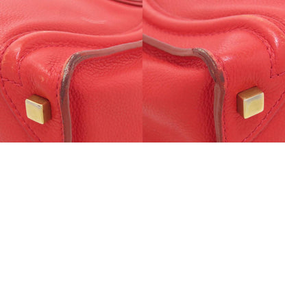 CELINE セリーヌ ラゲージマイクロ ハンドバッグ レザー レディース 中古