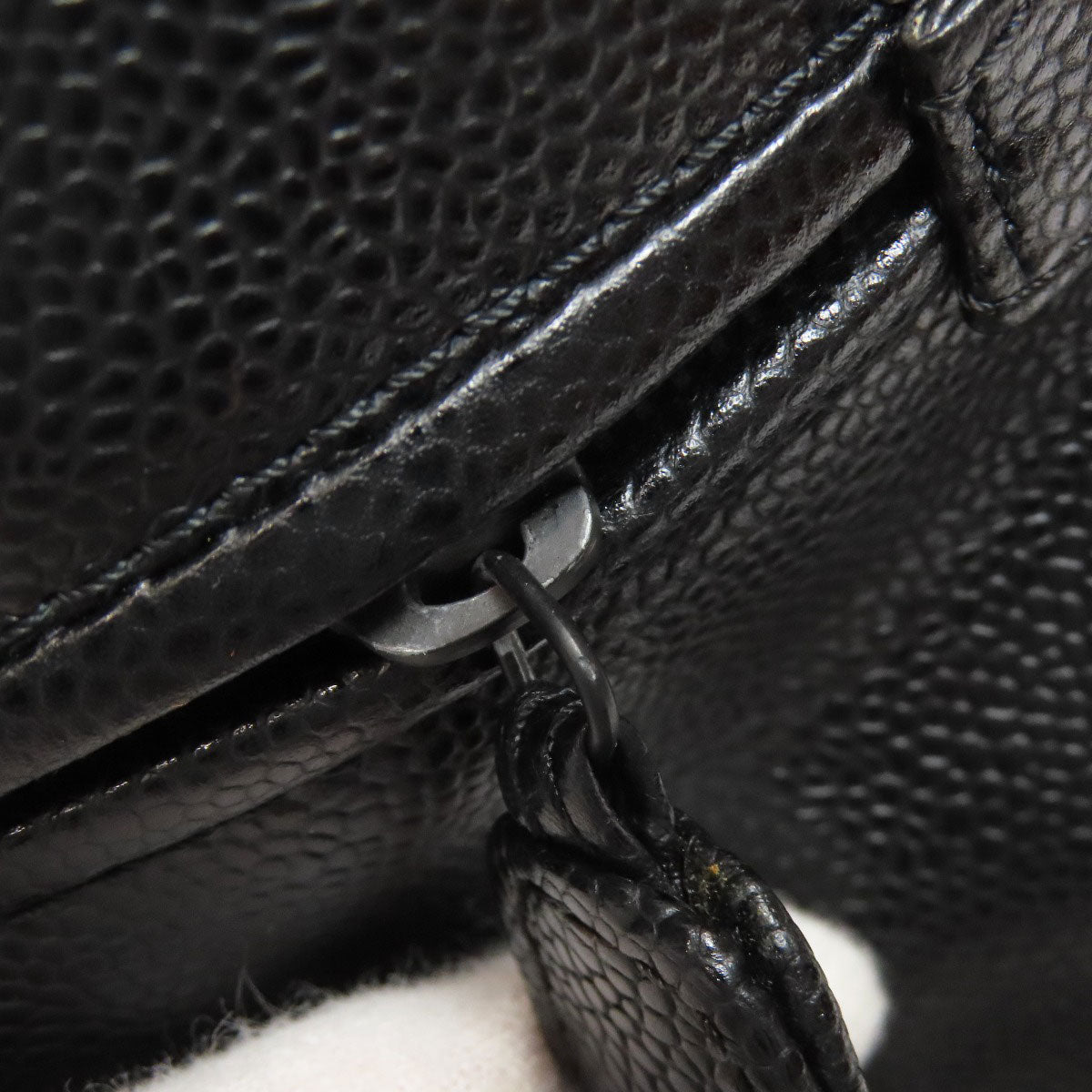 CHANEL シャネル ココマーク トートバッグ グレインド カーフスキン レディース 中古