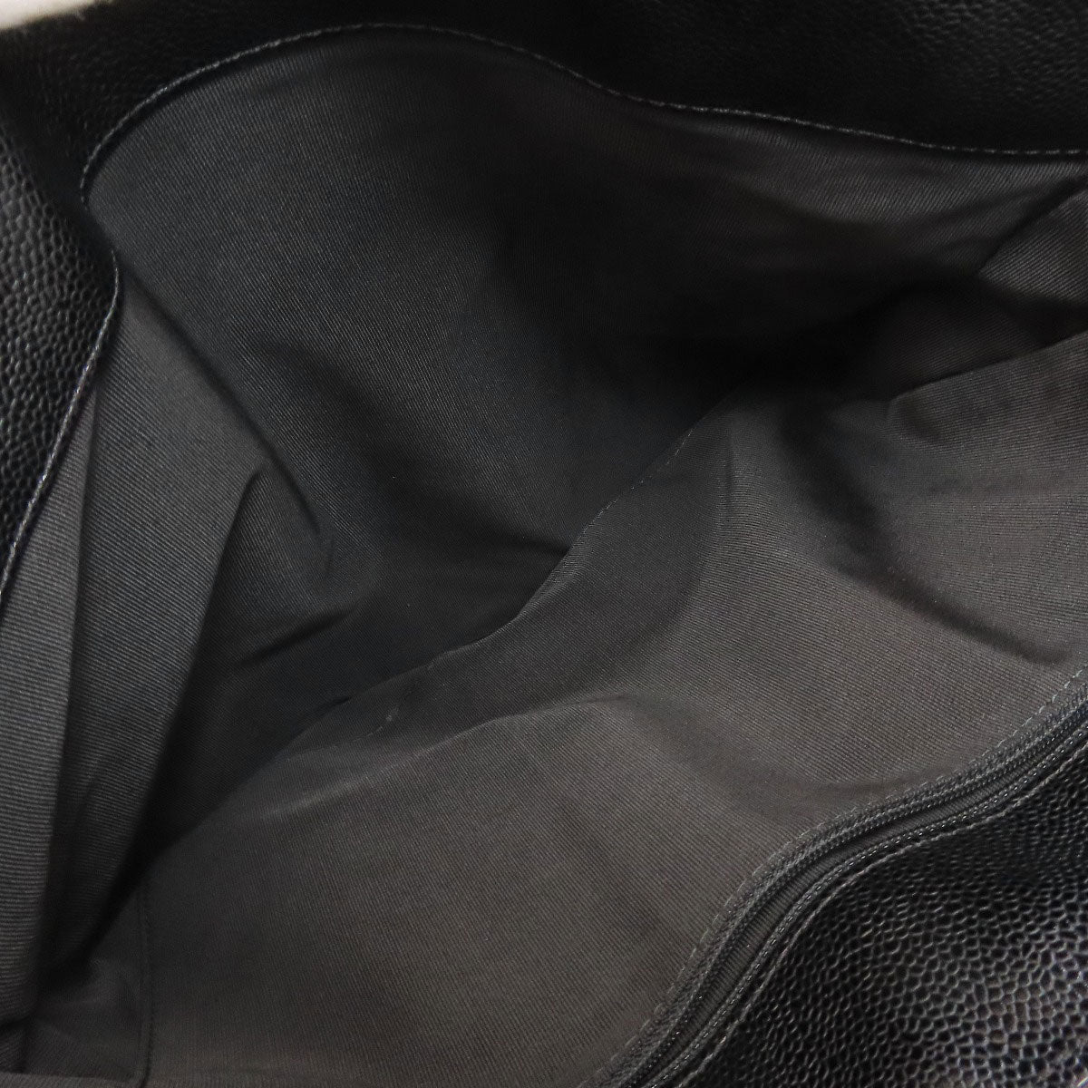 CHANEL シャネル ココマーク トートバッグ グレインド カーフスキン レディース 中古