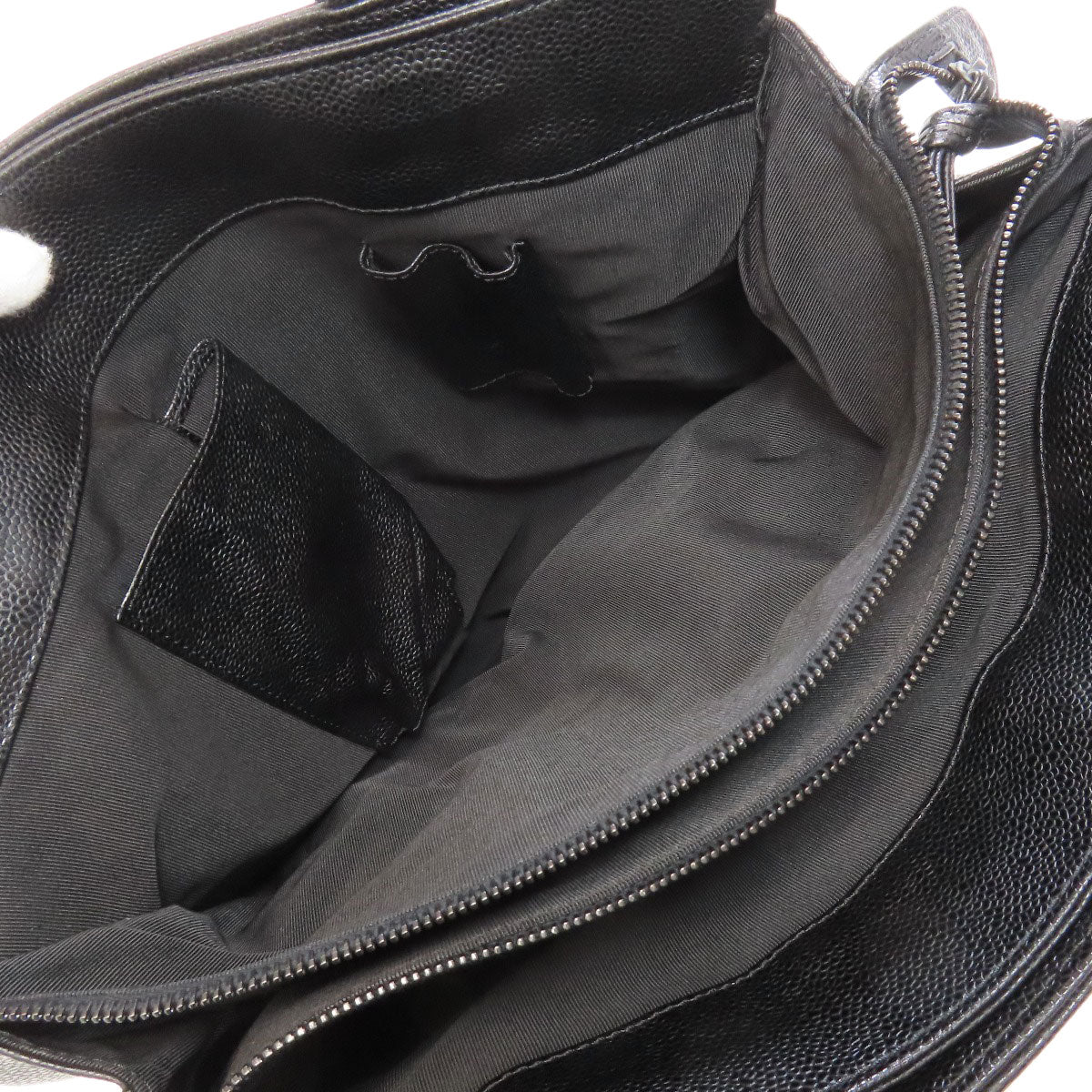 CHANEL シャネル ココマーク トートバッグ グレインド カーフスキン レディース 中古