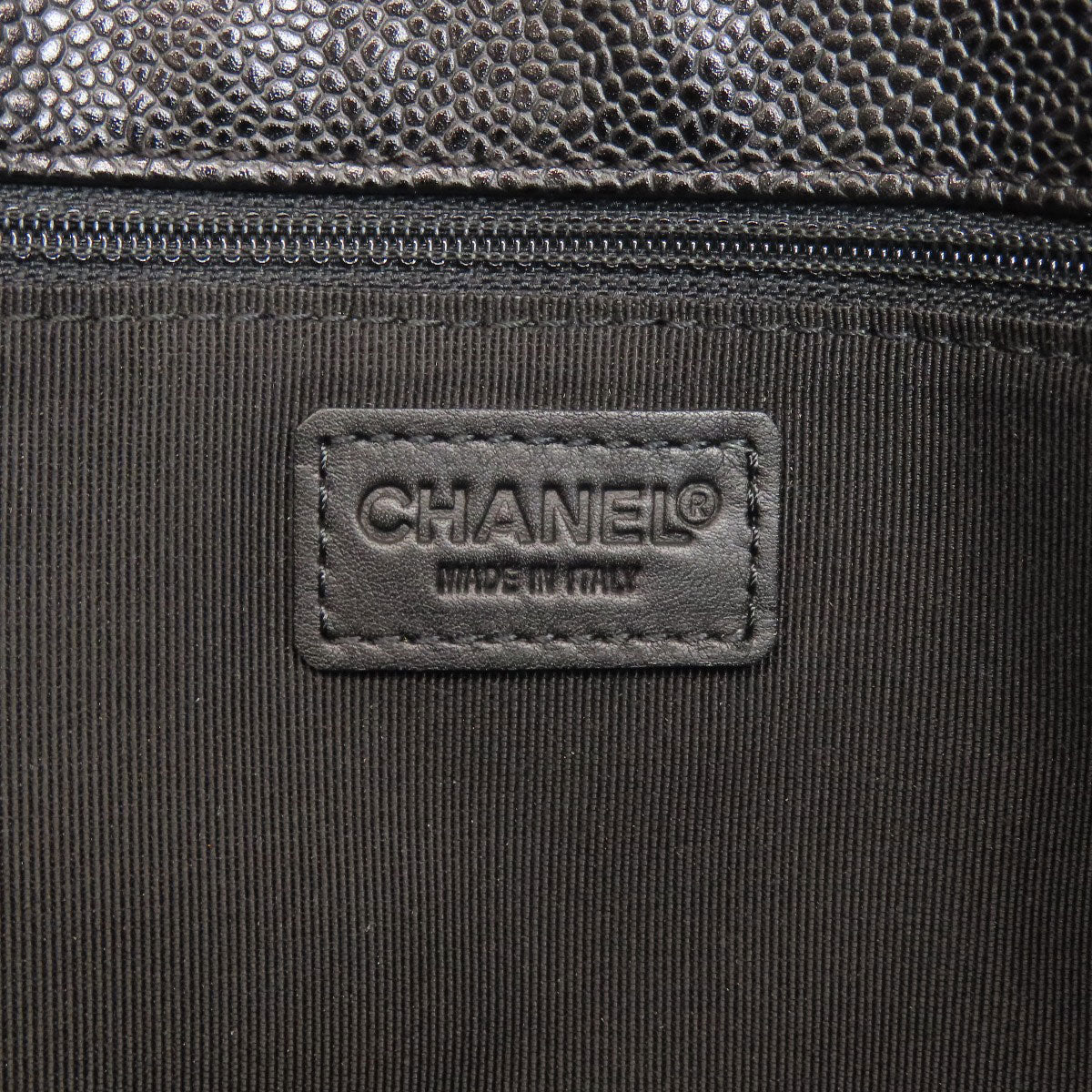 CHANEL シャネル ココマーク トートバッグ グレインド カーフスキン レディース 中古