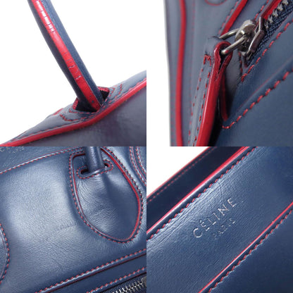 CELINE セリーヌ ラゲージナノ 2WAY ハンドバッグ カーフ レディース 中古