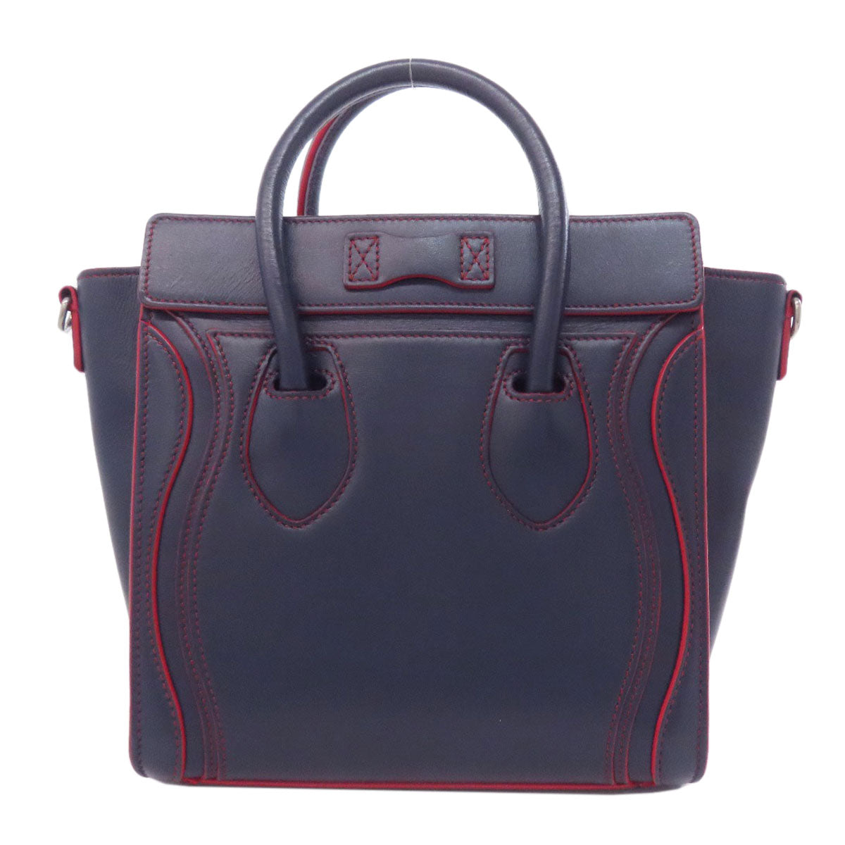 CELINE セリーヌ ラゲージナノ 2WAY ハンドバッグ カーフ レディース 中古