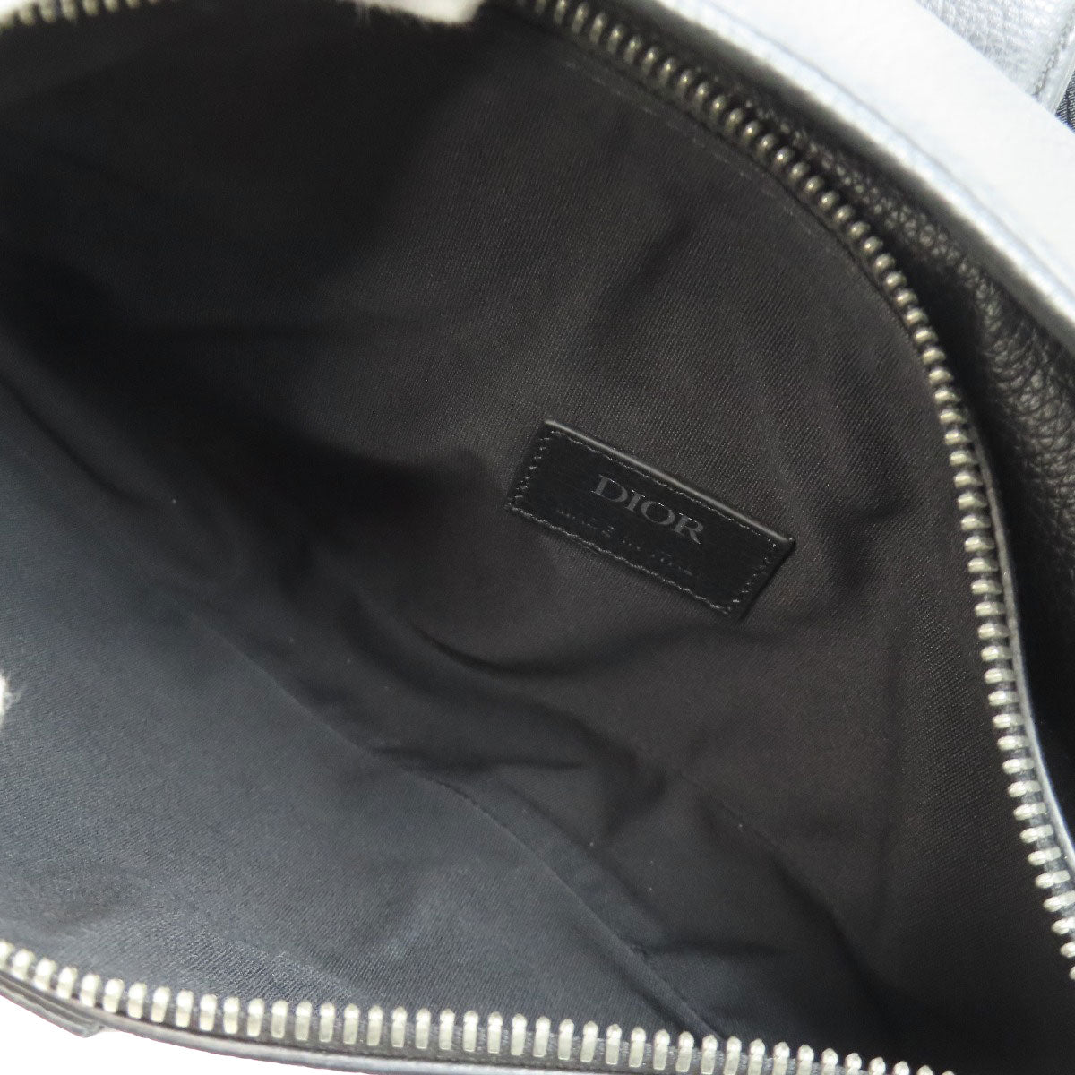 CHRISTIAN DIOR クリスチャンディオール サドル ボディバッグ カーフ レディース 中古