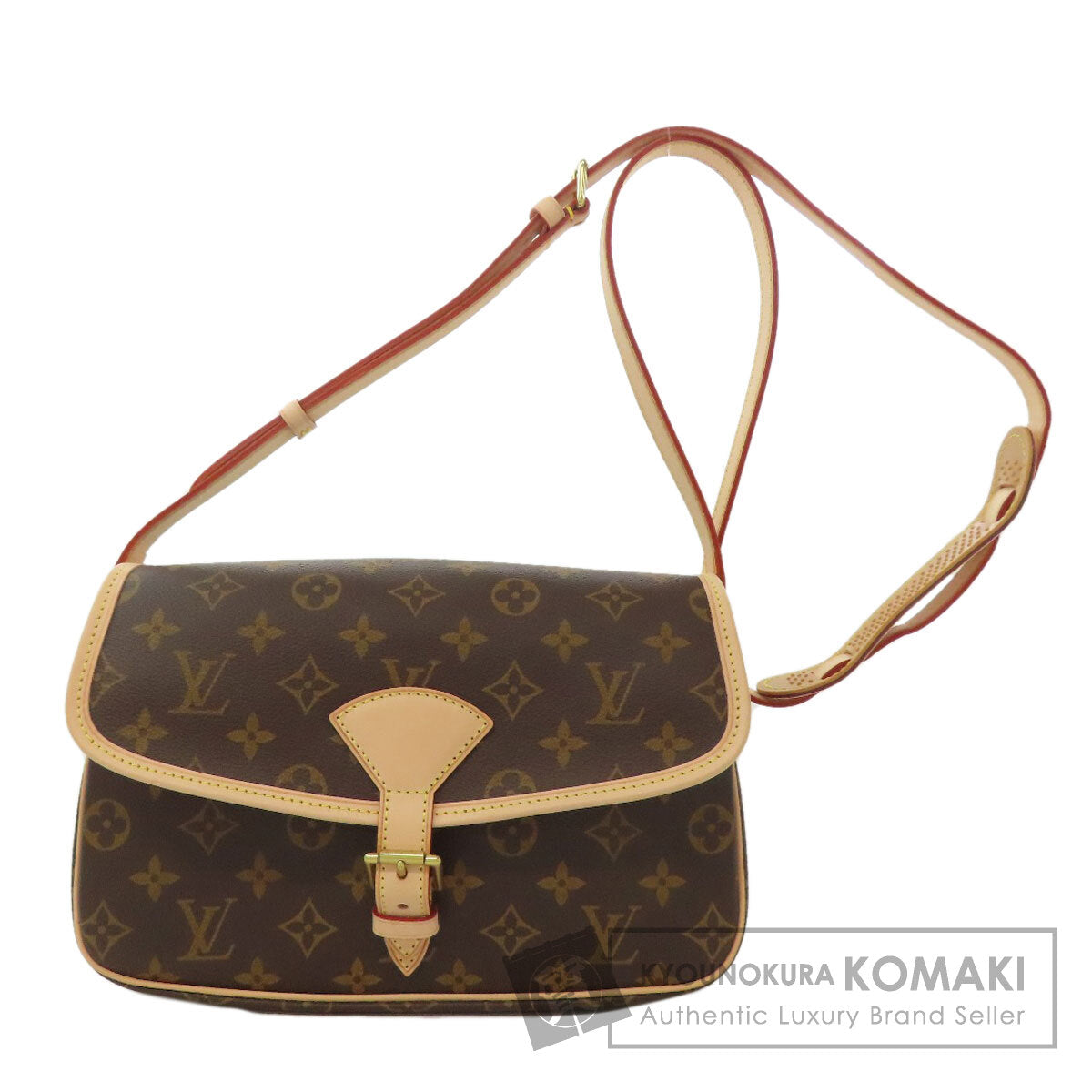 LOUIS VUITTON ルイヴィトン M42250 ソローニュ ショルダーバッグ モノグラムキャンバス レディース 中古