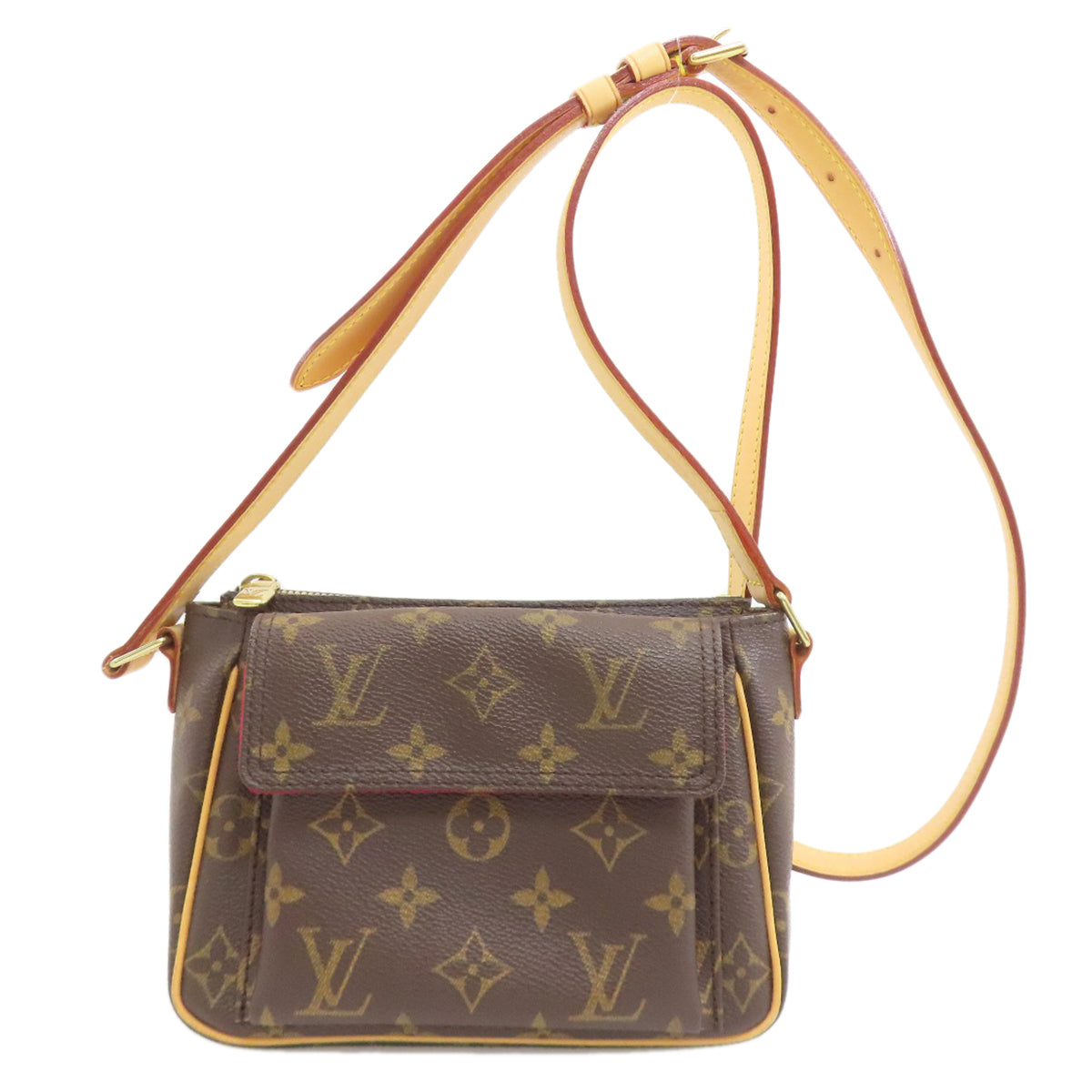 LOUIS VUITTON ルイヴィトン M51165 ヴィヴァシテPM ショルダーバッグ モノグラムキャンバス レディース 中古