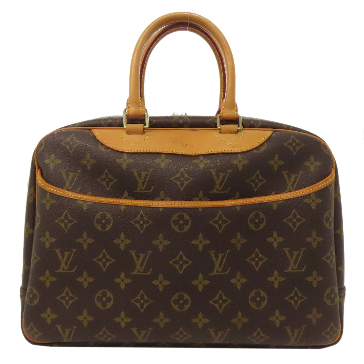 LOUIS VUITTON ルイヴィトン M47270 ドーヴィル ハンドバッグ モノグラムキャンバス レディース 中古