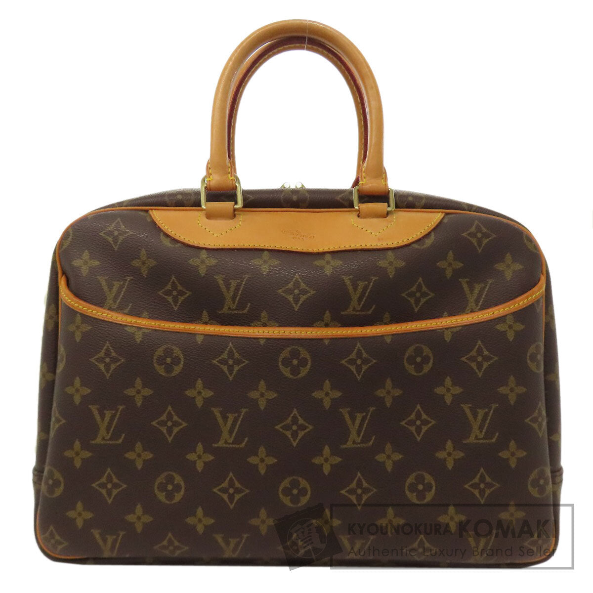LOUIS VUITTON ルイヴィトン M47270 ドーヴィル ハンドバッグ モノグラムキャンバス レディース 中古
