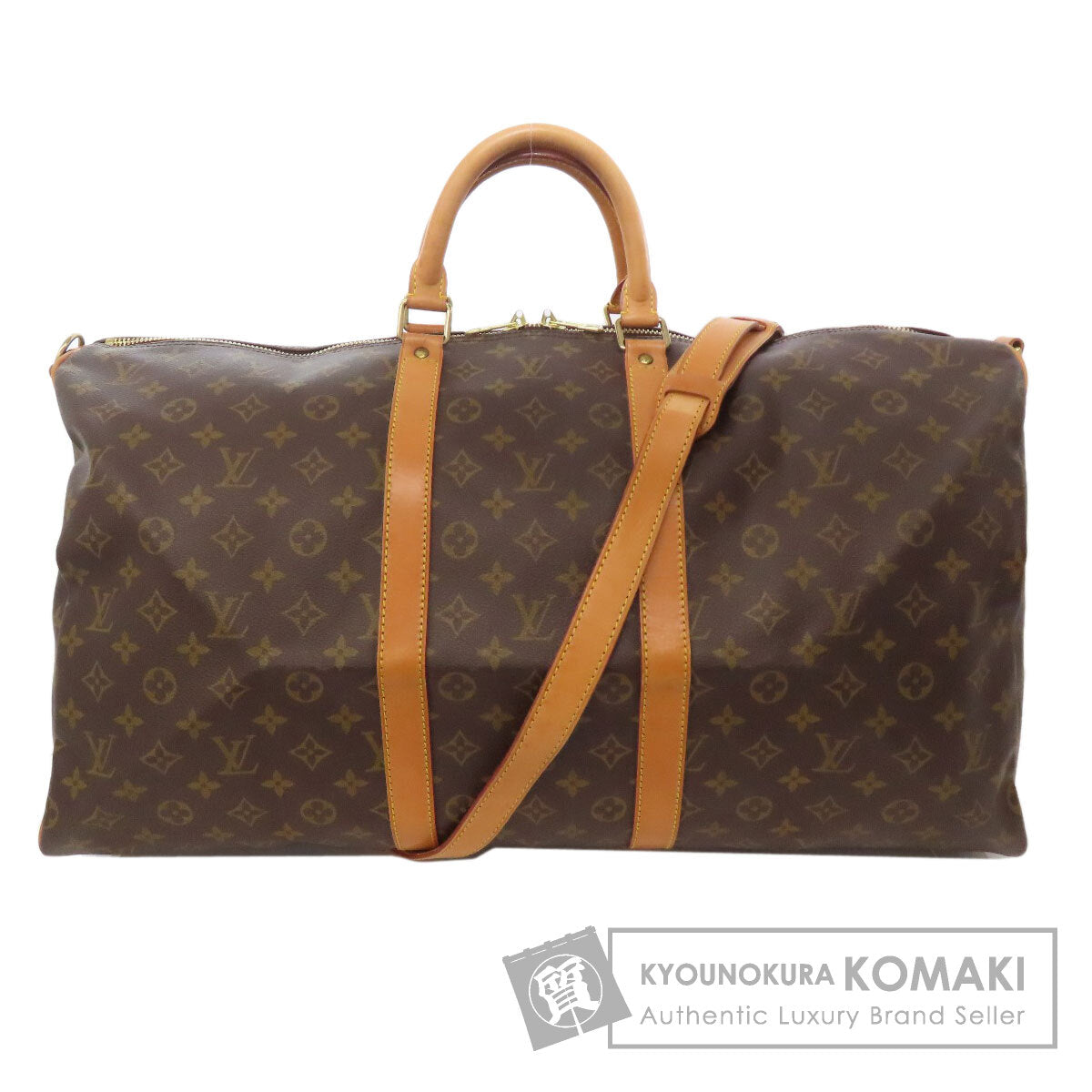 LOUIS VUITTON ルイヴィトン M41414 キーポル バンドリエール55 ボストンバッグ モノグラムキャンバス レディース 中古