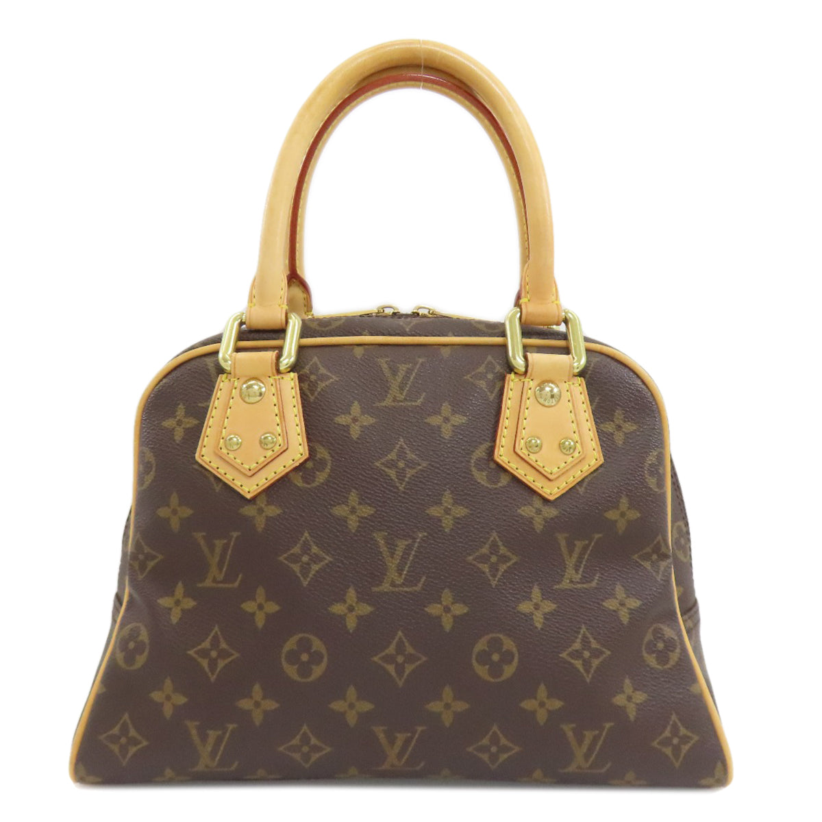 LOUIS VUITTON ルイヴィトン M40026 マンハッタンPM ハンドバッグ モノグラムキャンバス レディース 中古