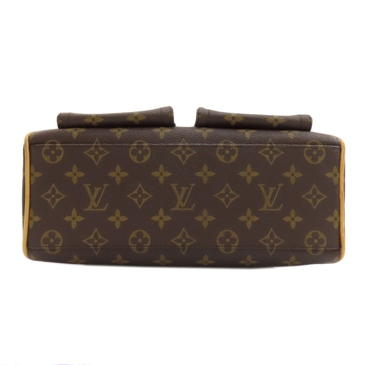 LOUIS VUITTON ルイヴィトン M40026 マンハッタンPM ハンドバッグ モノグラムキャンバス レディース 中古