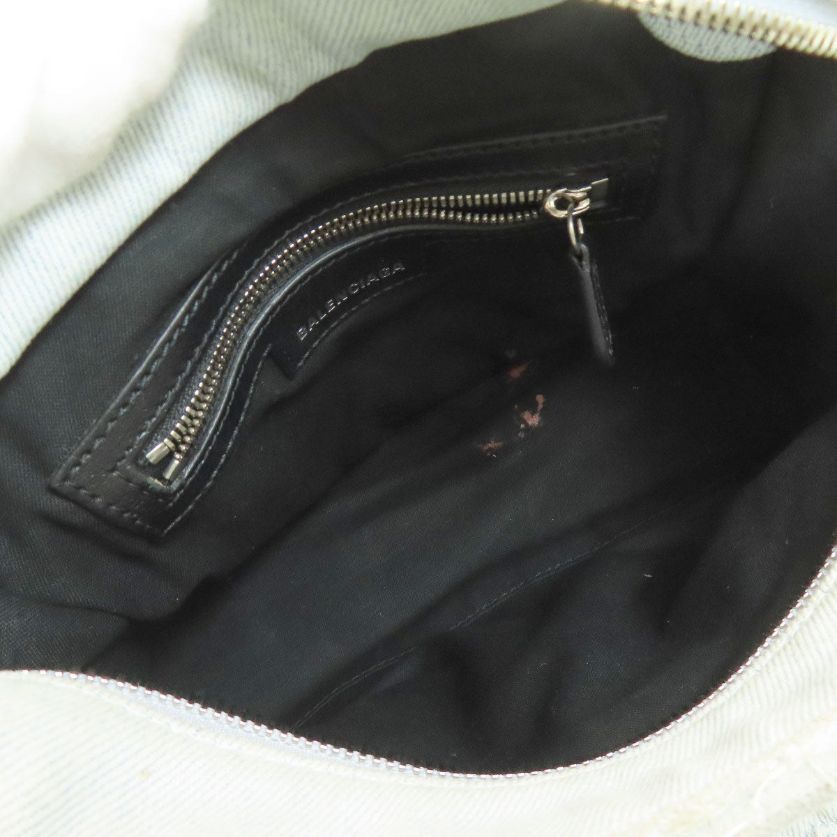 BALENCIAGA バレンシアガ 70940 ネオ カゴール XS 2WAY ハンドバッグ デニム レディース 中古