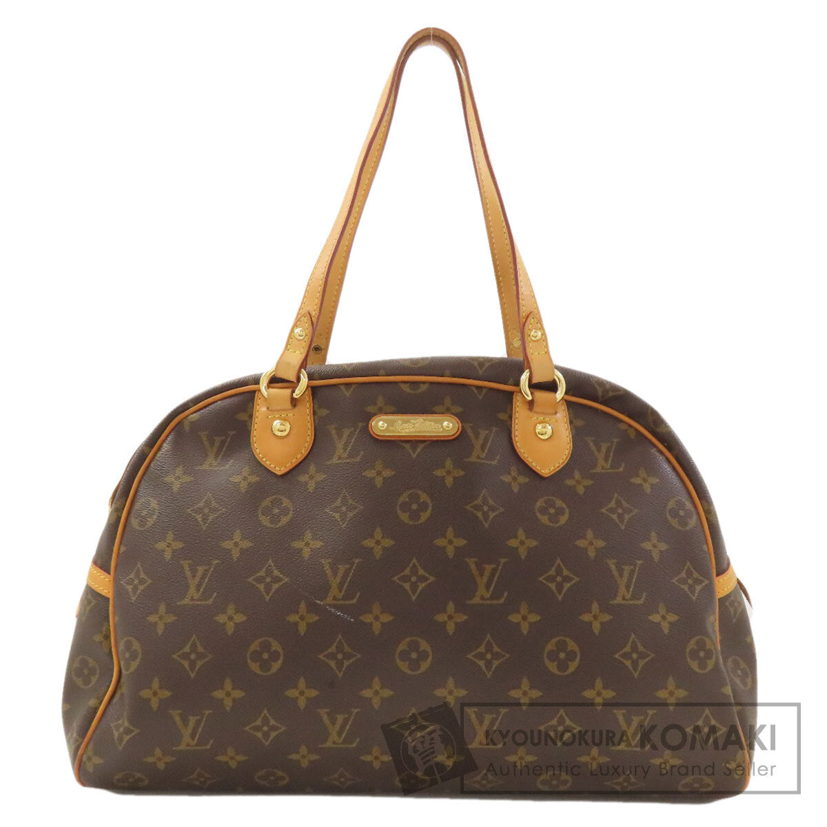 LOUIS VUITTON ルイヴィトン M95566 モントルグイユGM トートバッグ モノグラムキャンバス レディース 中古