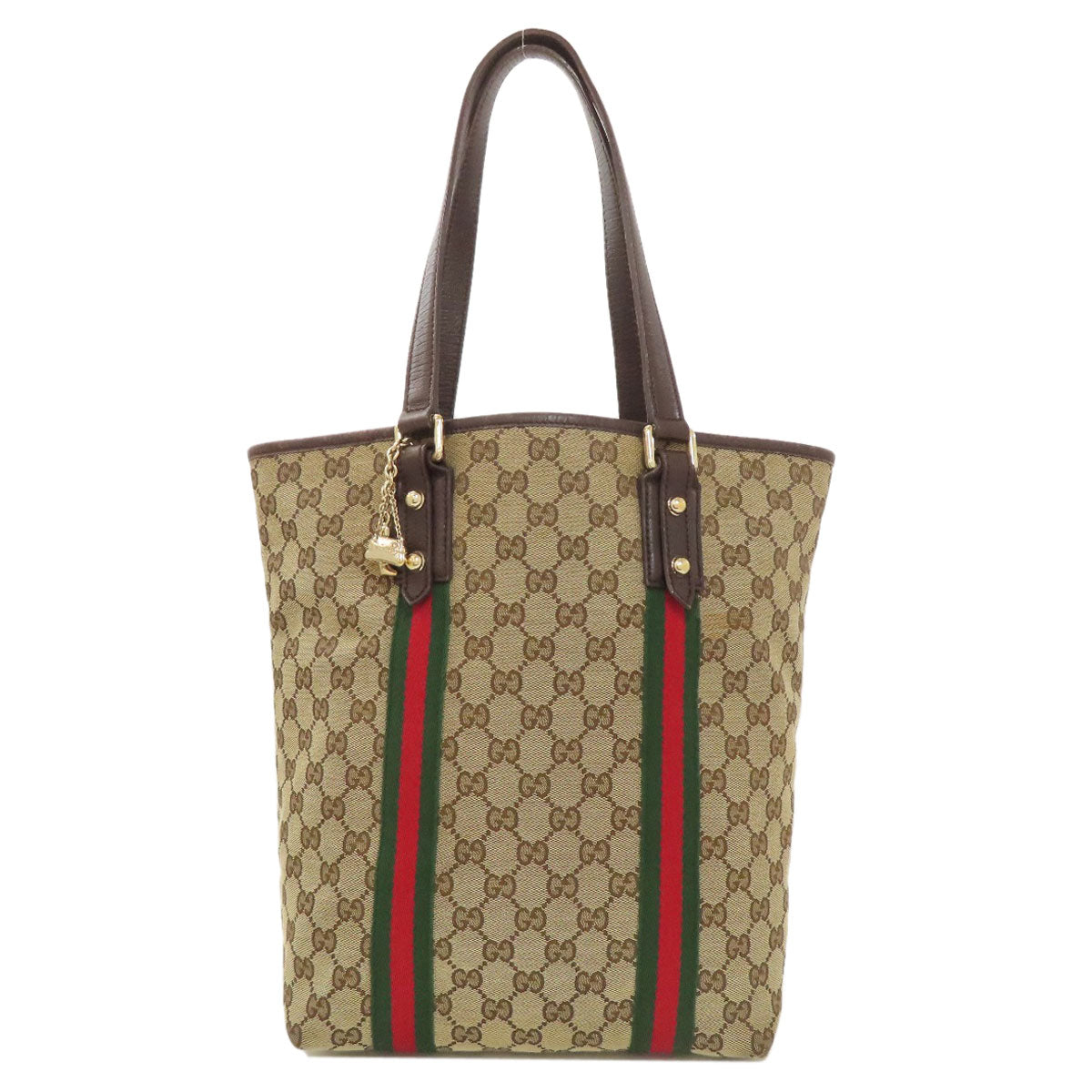 GUCCI グッチ 162899 GG シェリーライン トートバッグ キャンバス レディース 中古