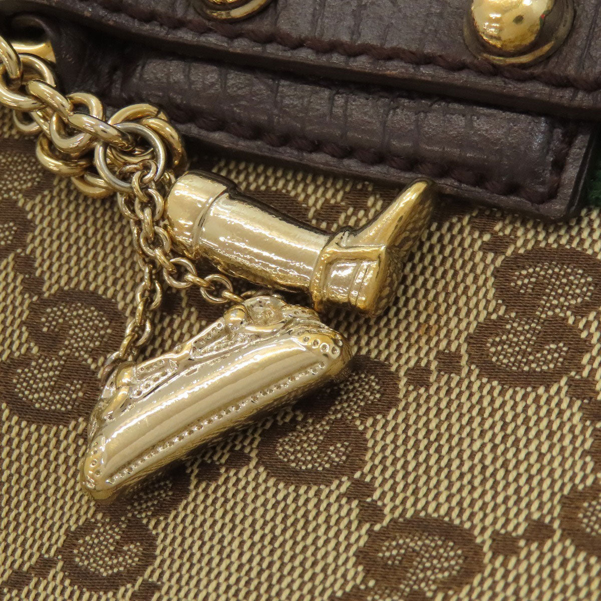 GUCCI グッチ 162899 GG シェリーライン トートバッグ キャンバス レディース 中古
