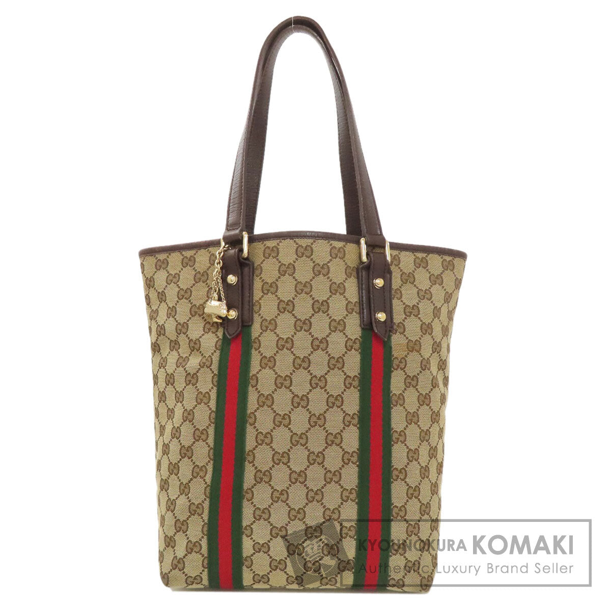 GUCCI グッチ 162899 GG シェリーライン トートバッグ キャンバス レディース 中古