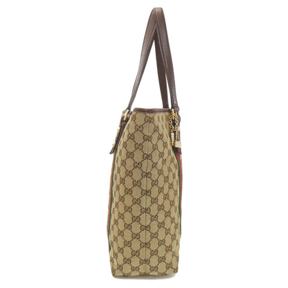 GUCCI グッチ 162899 GG シェリーライン トートバッグ キャンバス レディース 中古