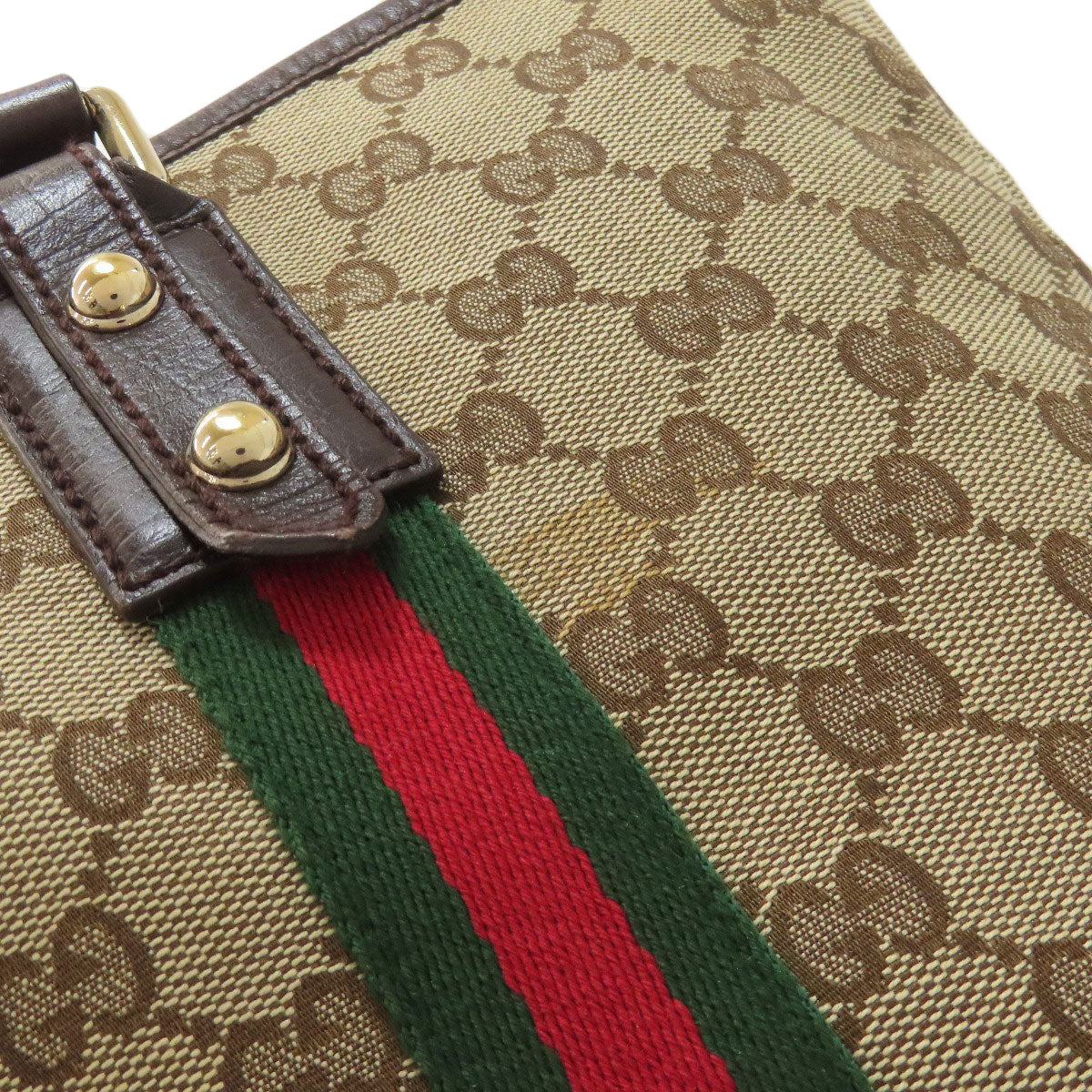 GUCCI グッチ 162899 GG シェリーライン トートバッグ キャンバス レディース 中古