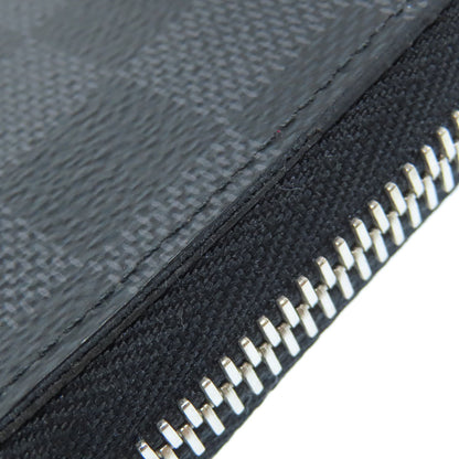 LOUIS VUITTON ルイヴィトン ジッピーウォレット・ヴェルティカル 長財布（小銭入れあり） ダミエキャンバス レディース 中古