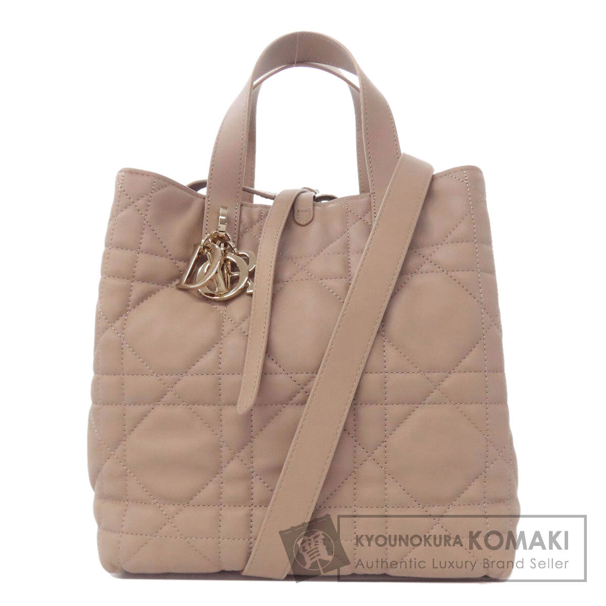 CHRISTIAN DIOR クリスチャンディオール トゥジュール ミディアム ハンドバッグ カーフ レディース 中古