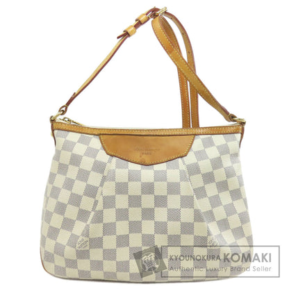 LOUIS VUITTON ルイヴィトン N41112 シラク―サPM ショルダーバッグ ダミエキャンバス レディース 中古
